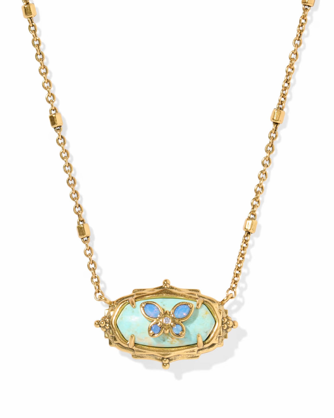 Dolly Parton x Kendra Scott Elisa Butterfly Vintage Gold Necklace