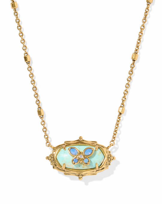 Dolly Parton x Kendra Scott Elisa Butterfly Vintage Gold Necklace