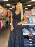 Emily McCarthy Bow Lattice Grace Maxi