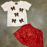 Football Bow Shirt