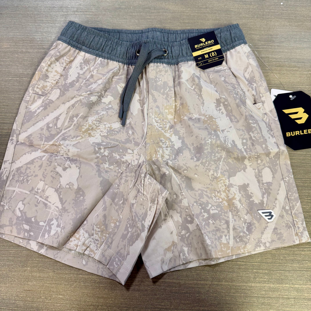 Burlebo Drifter Camo Youth Athletic Short