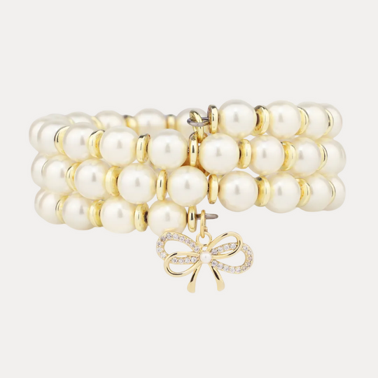 BuDhaGirl White Pearl Wrap Bracelet