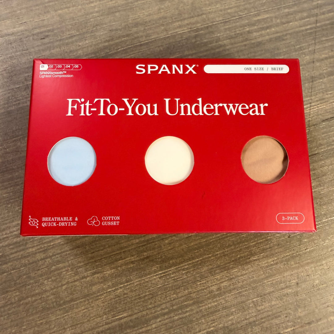 SPANXsmooth Fit-To-You Brief 3-pack Box