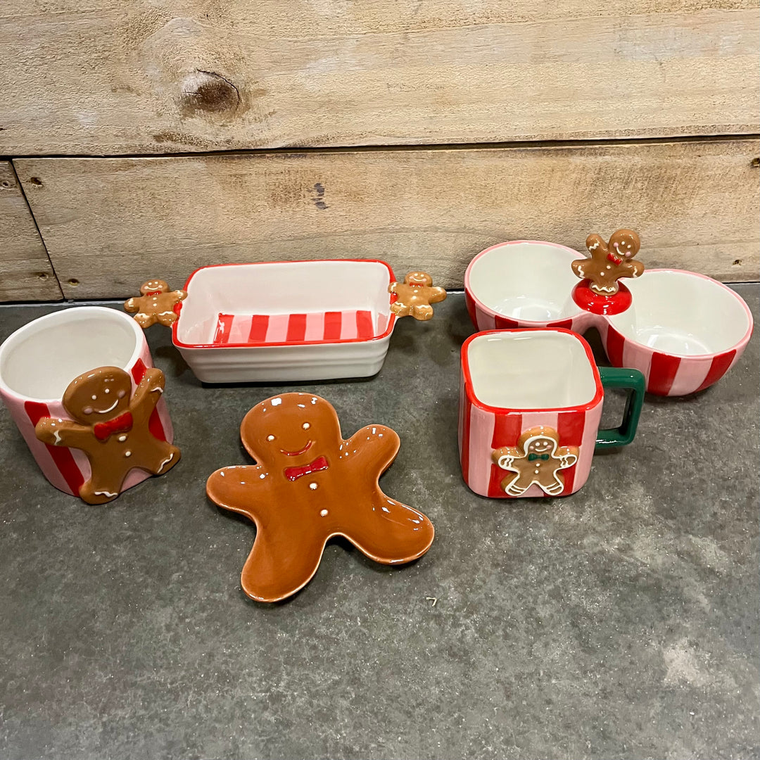 Gingerbread Man Christmas Ceramics