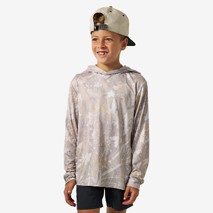 Burlebo Youth Performance Hoodie - Drifter Camo