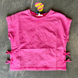 Washed Side Bow Shirt