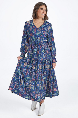 Simply Southern Floral Midi Dress