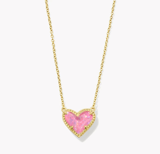 Ari Heart Gold Pendant Necklace