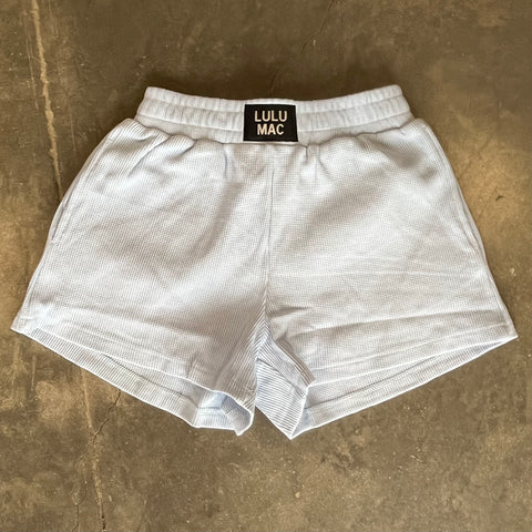 Lulu Mac Waffle Short Light Blue