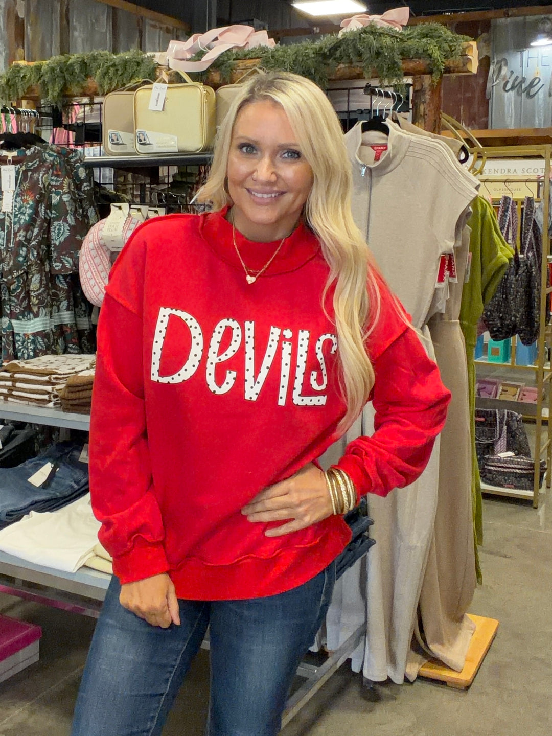 Devils Mockneck Sweatshirt