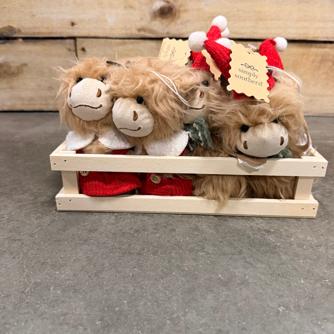 Simply Southern Highland Cow Decor Ornament