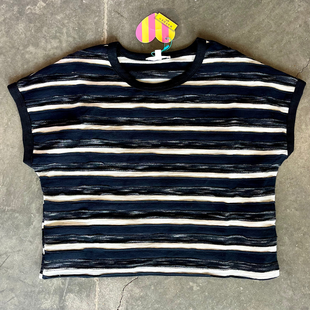 Textured Boxy Top