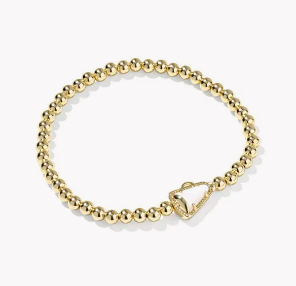Cheer Gold Stretch Bracelet