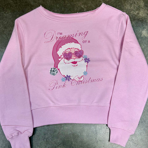 Dreaming Pink Christmas Sweatshirt