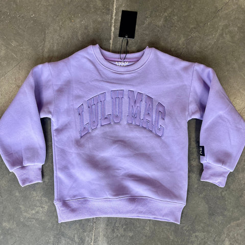 Lulu Mac Youth Sweatshirt Purple