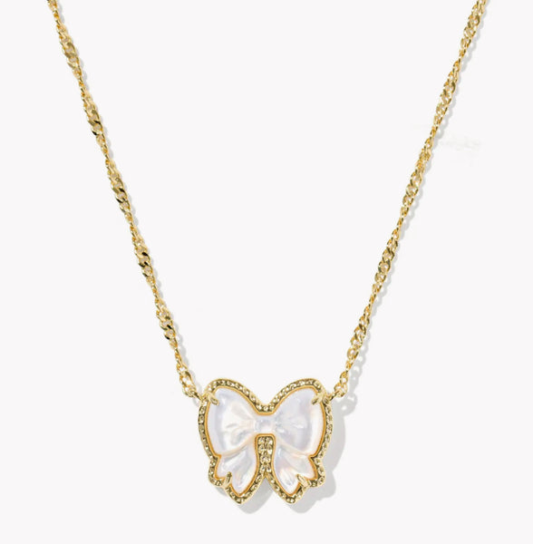 Haley Bow Necklace