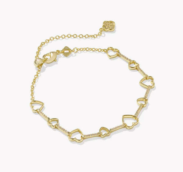 Haisley Heart Delicate Chain Bracelet