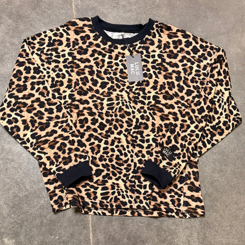 Lulu Mac Leopard Waffle Top