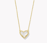Ari Heart Gold Pendant Necklace