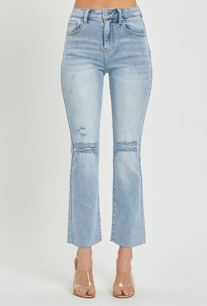 Risen Vintage Wash Straight Leg Jean