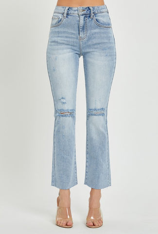 Risen Vintage Wash Straight Leg Jean