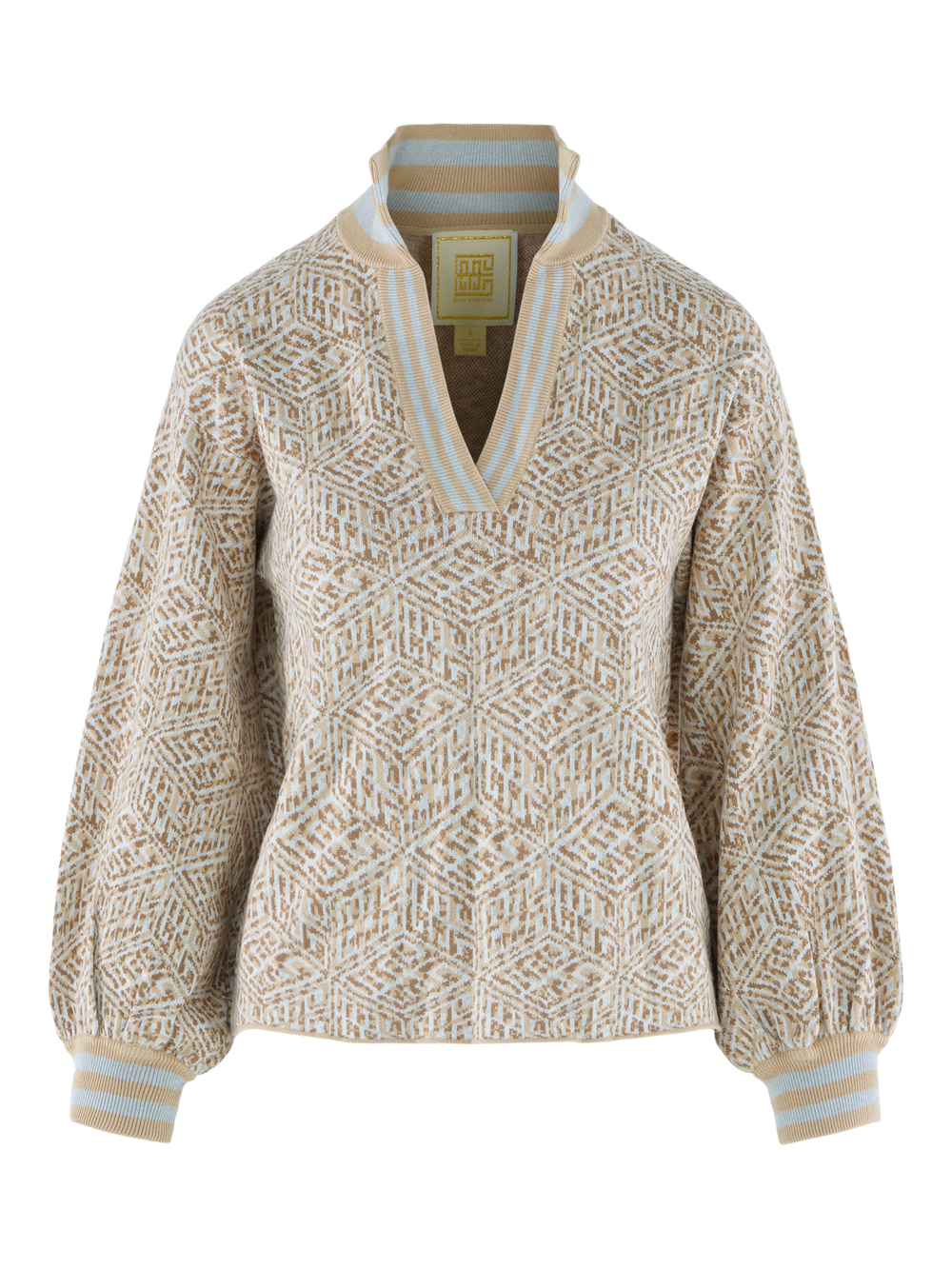 Emily McCarthy Lolli Sweater Mosaic Monogram