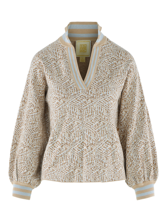 Emily McCarthy Lolli Sweater Mosaic Monogram