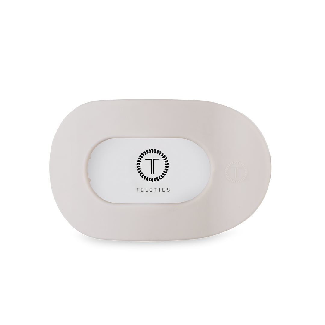 Teleties Round Flat Hair Clip