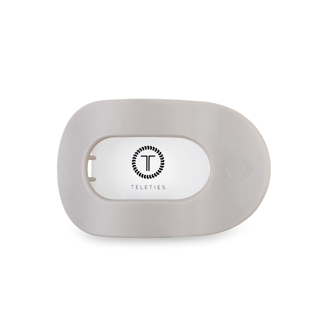 Teleties Round Flat Hair Clip