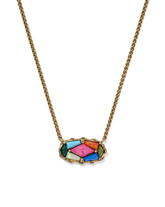 Dolly Parton x Kendra Scott Patchwork Elisa Pendant