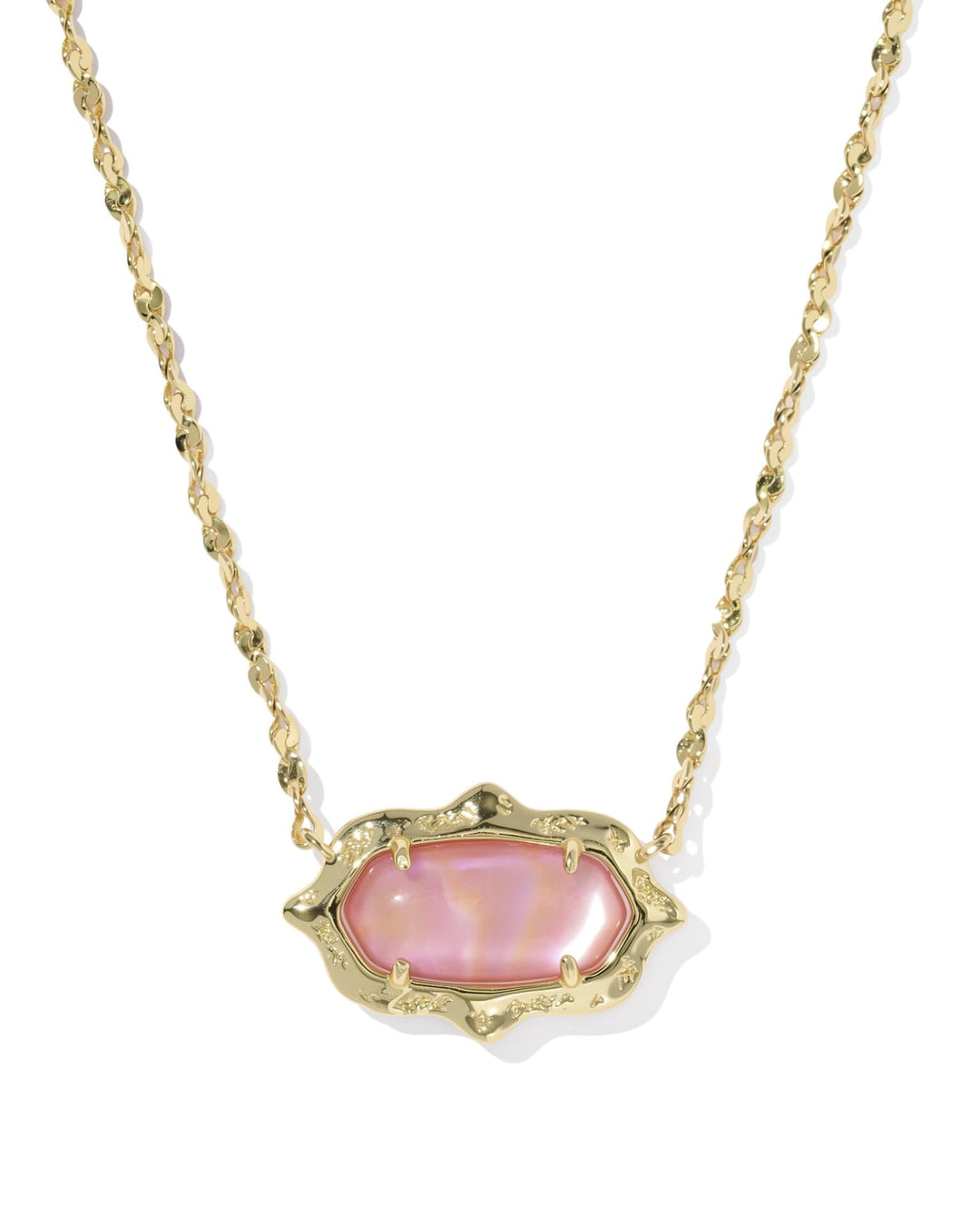 Elisa Scallop Frame Necklace