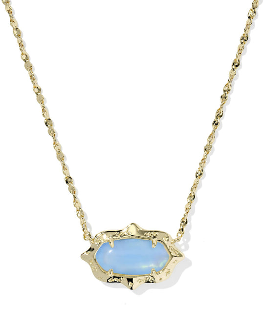 Elisa Scallop Frame Necklace