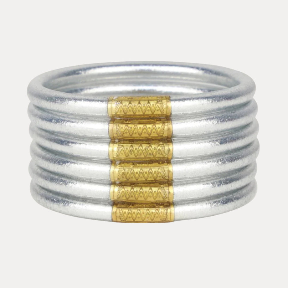 All Weather Bangles (Set of 6) - Serenity Prayer