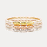 Three Queens All Weather Bangles - Crystal Clear