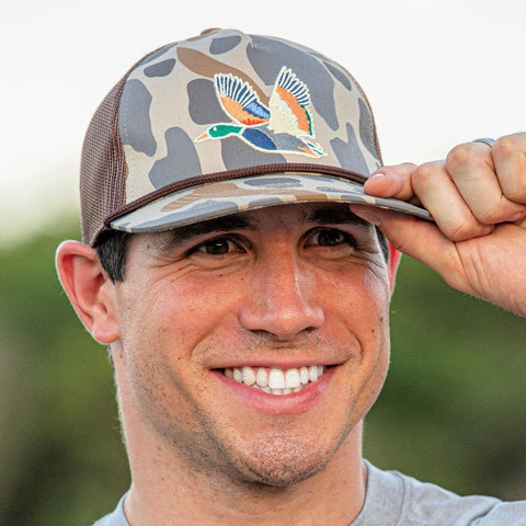 Burlebo Retro Camo Duck Hat