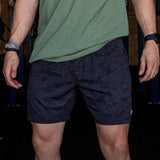 Burlebo Athletic Shorts Black Camo