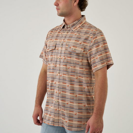 Burlebo Performance Western Shirt Duck Hunter Plaid