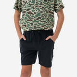 Burlebo Heather Black Athletic Short