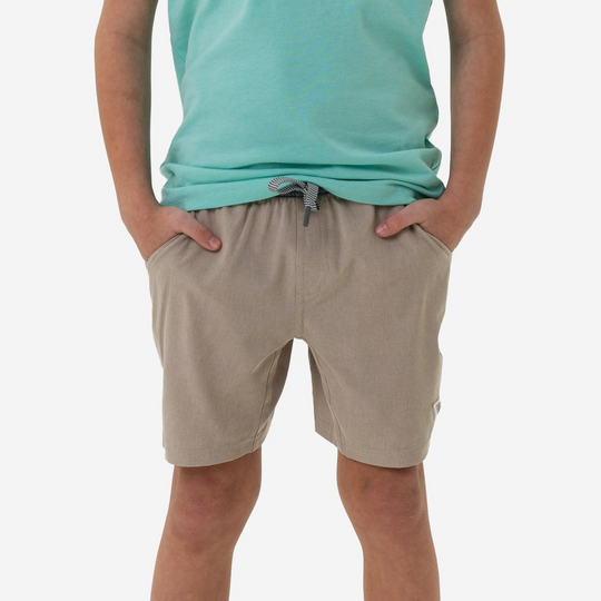 Burlebo Heather Khaki Athletic Short
