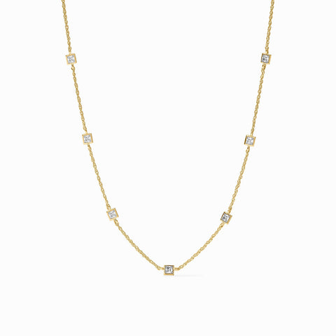 Jolie Delicate Station Necklace