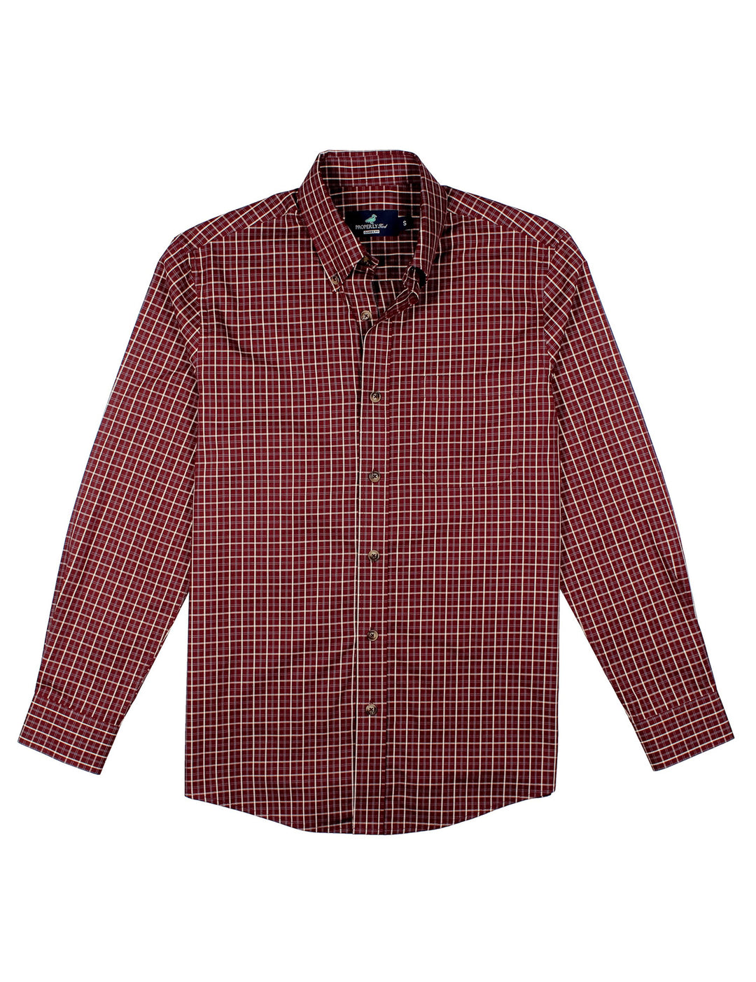 Properly Tied Woodland Sportshirt Beetroot