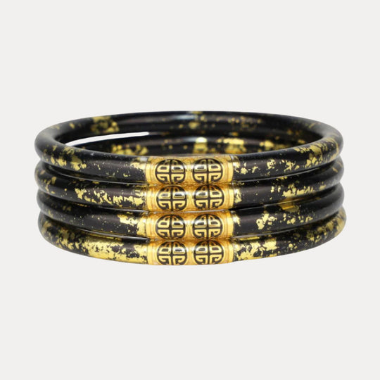 Koi Noir All Weather Bangles (Set of 4)