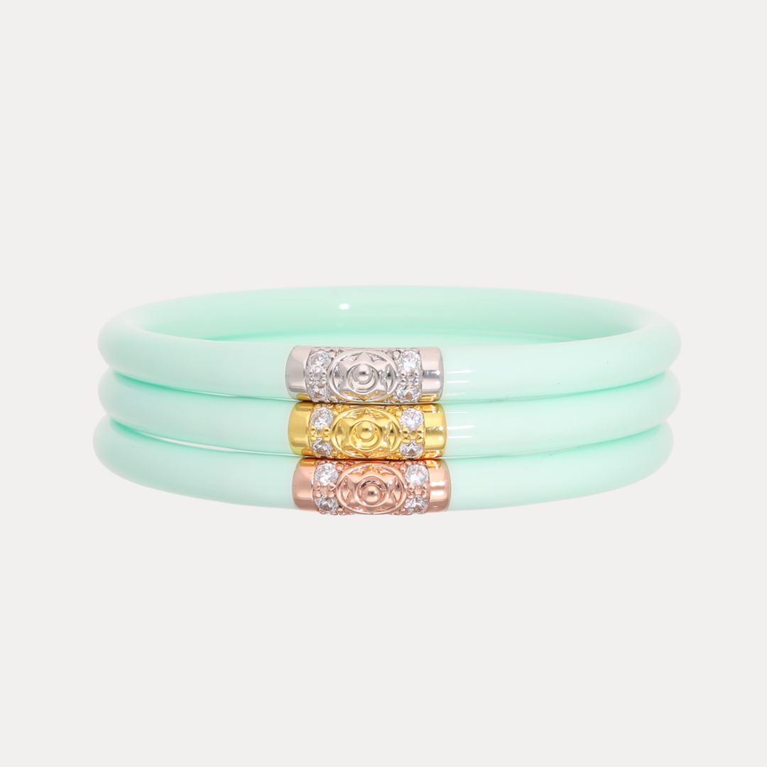 Three Kings All Weather Bangles - Mint