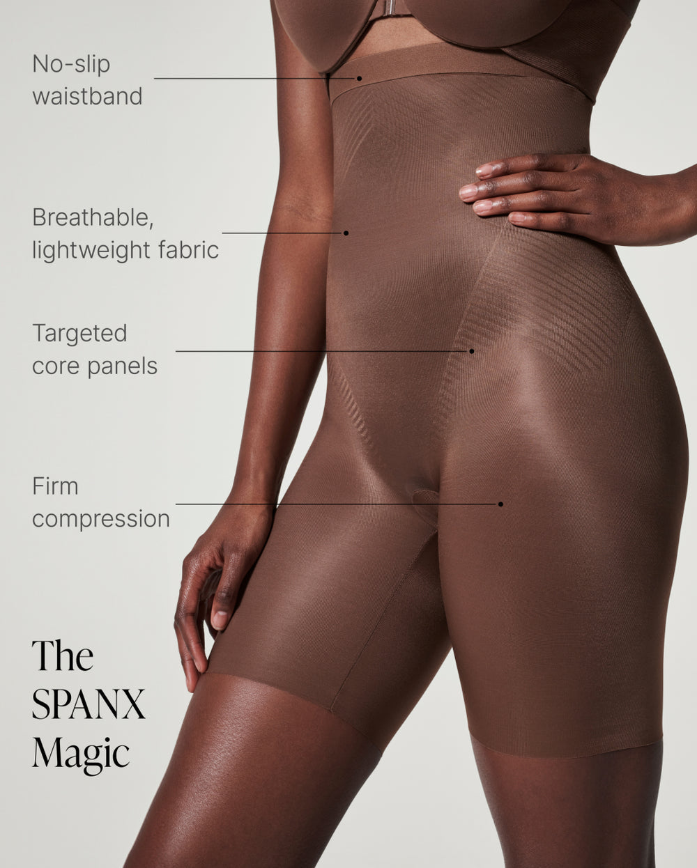 SPANXShape High-Waisted Mid-Thigh Short
