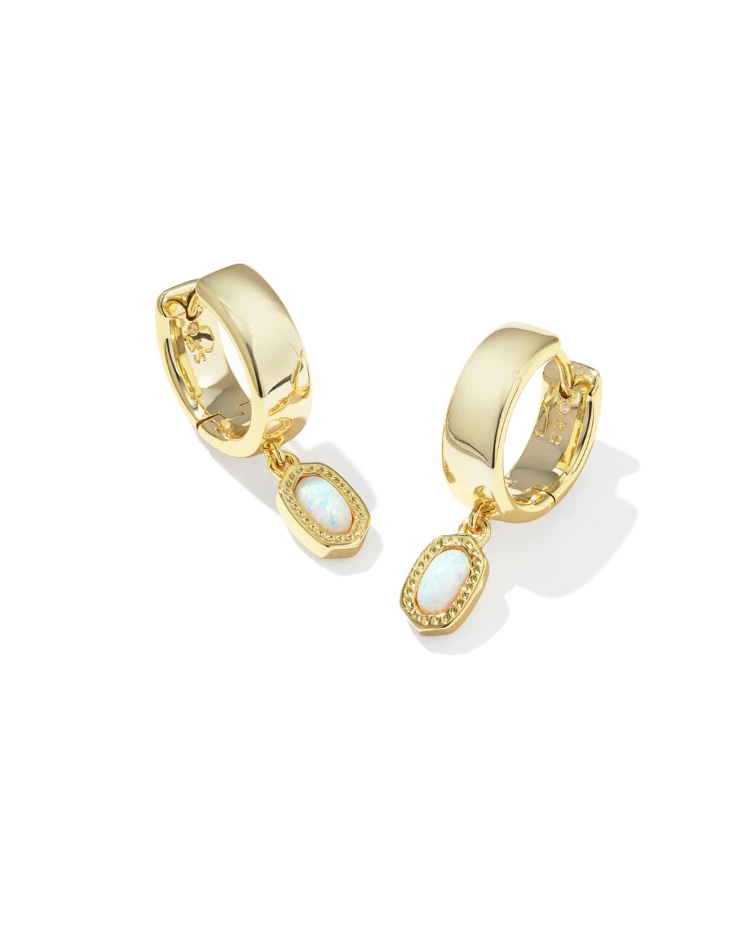 Mini Ellie Wide Huggie Earrings