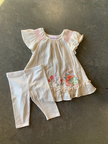 Smocked Bunny Set