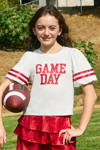 Game Day Varsity Stripe Top