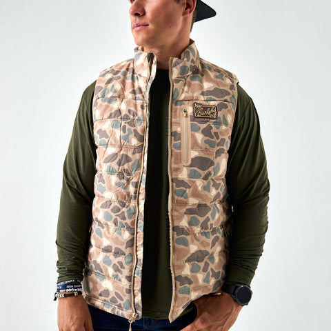 Burlebo Pintail Camo Puffer Vest