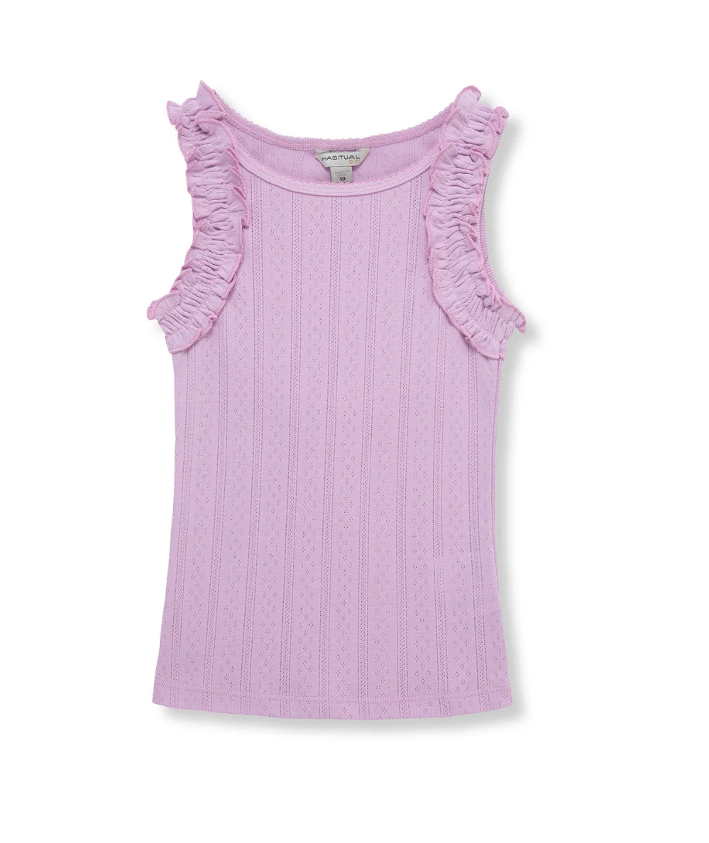 Habitual Ruched Sleeve Tank