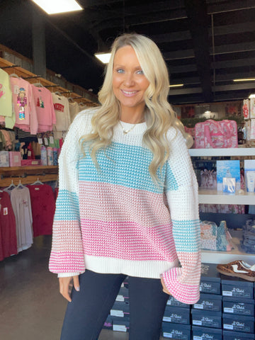 Right This Way Colorblock Sweater